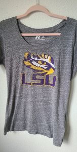 LSU merch tee Russel brand